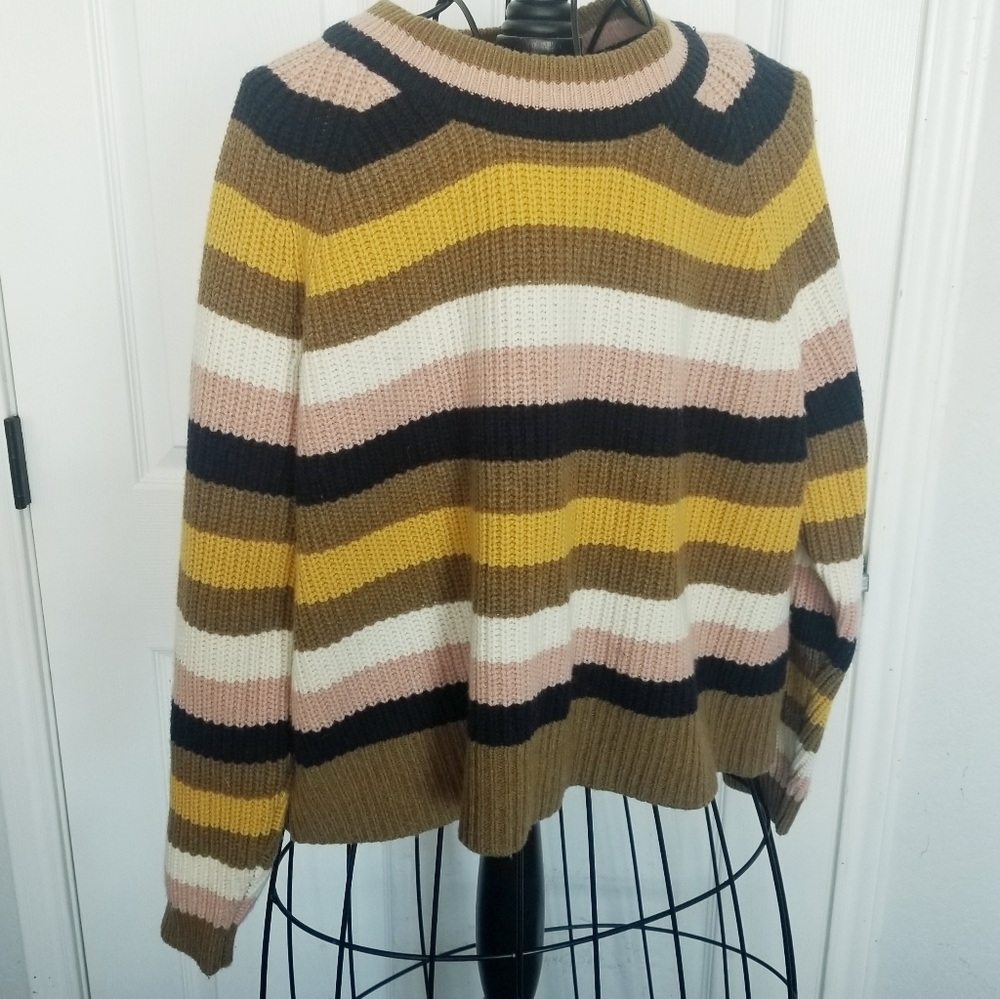 Madewell striped sweater small